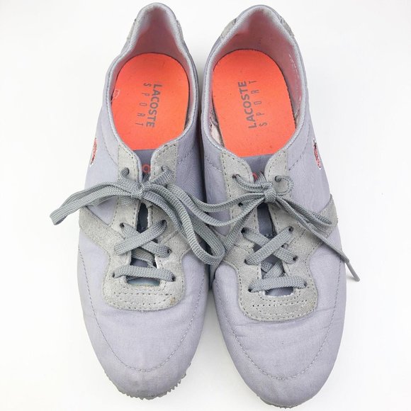 Lacoste Shoes - Lacoste Sneakers Gray Womens 6.5